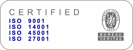 Certificaciones ISO 9001, ISO 14001, ISO 45001 e ISO 27001 de Bureau Veritas